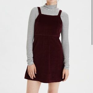Brown Corduroy American Eagle dress, M